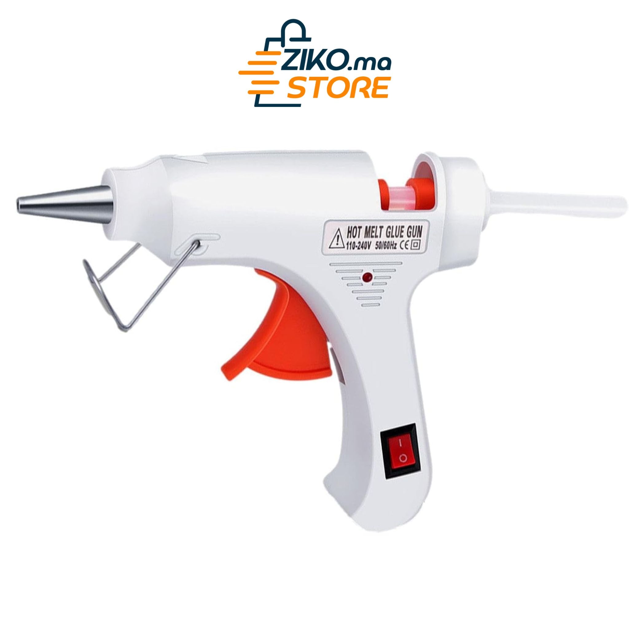 Pistolet à Colle Chaude 100W à Chauffe Rapide pour Bricolage et Réparations