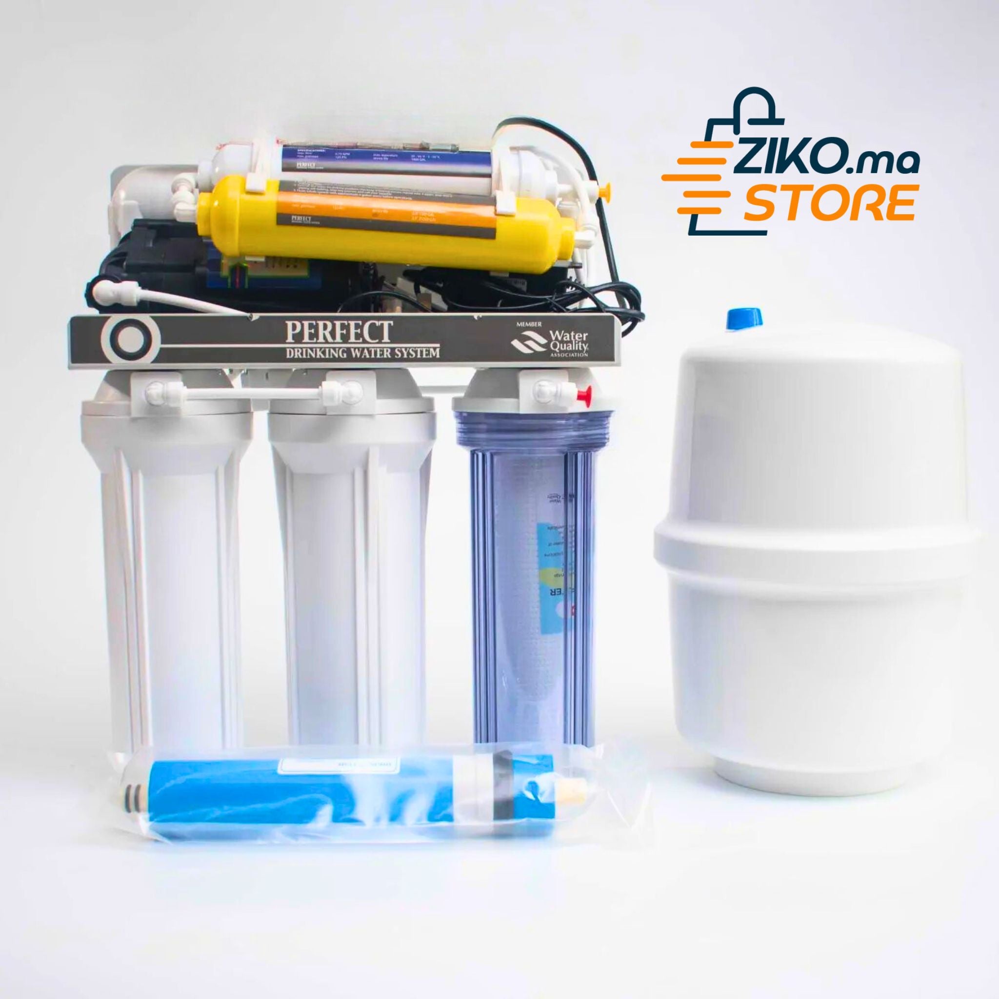 Osmoseur d'Eau Domestique 5 Étapes avec Cartouches de Rechange Gratuit